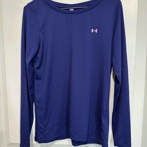 Under Armour Blue-Purple HeatGear Shirt